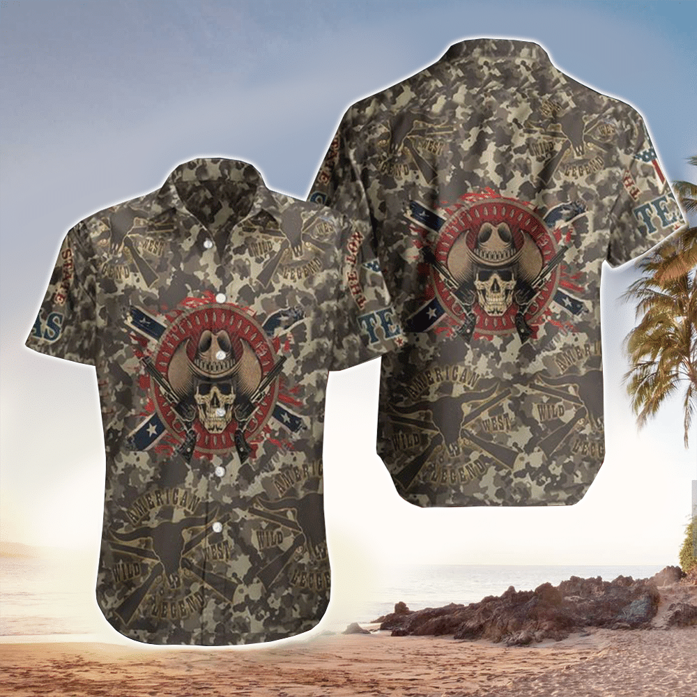 Texas Hawaiian Shirt Summer Aloha Shirt