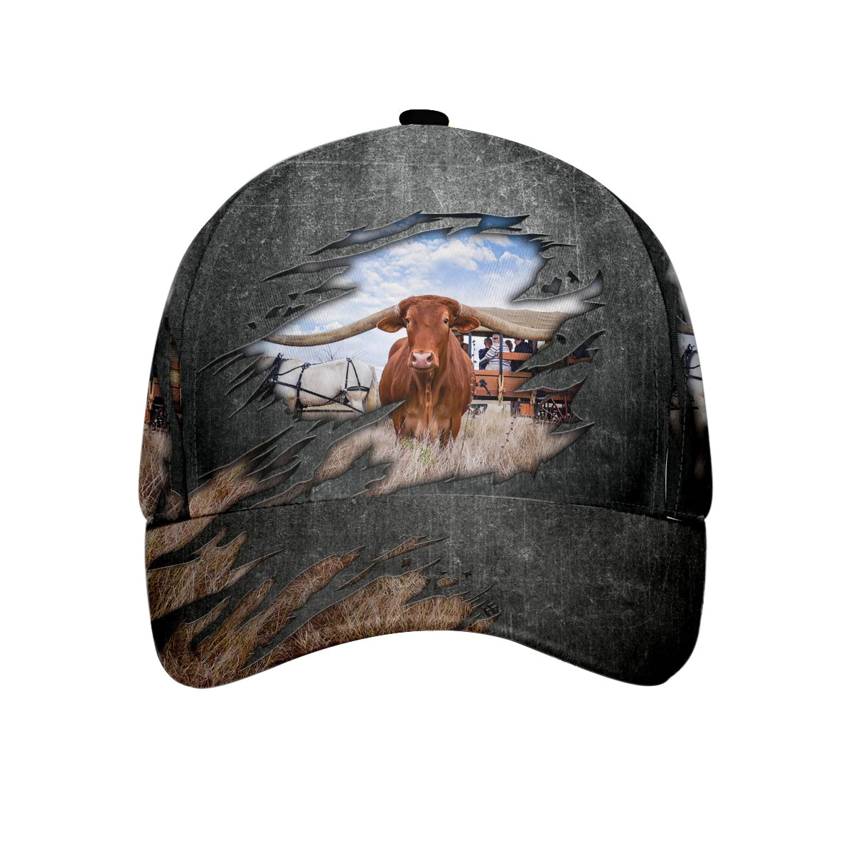 Texas Longhorn Farm Cap