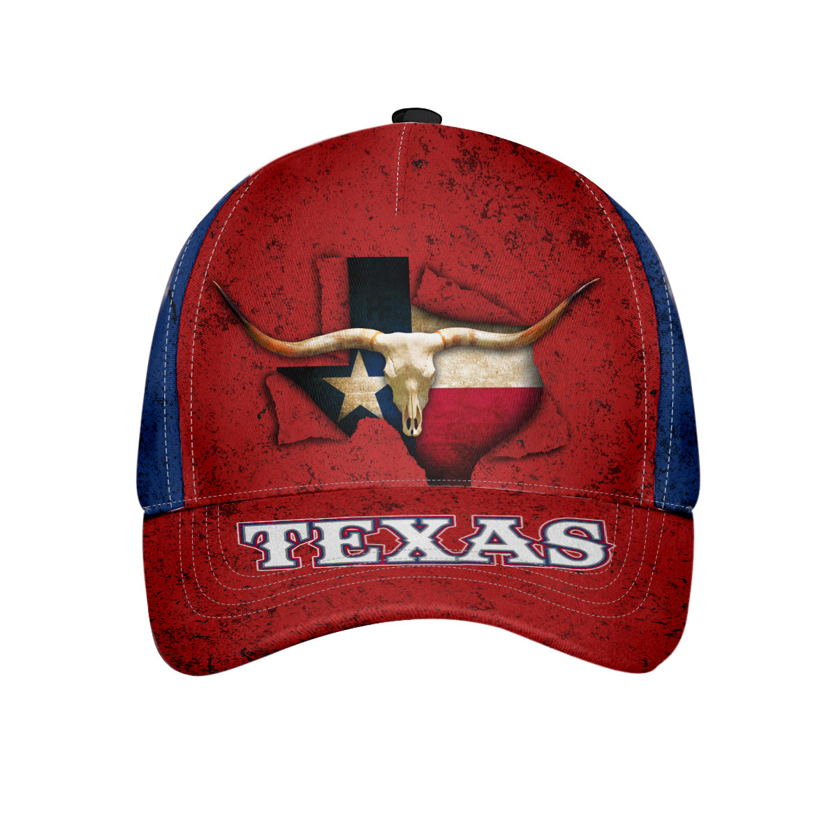 Texas Longhorn Flag Cap