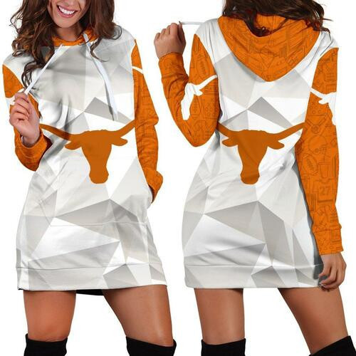 Texas Longhorns Hoodie Dress Sweater Dress Sweatshirt Dress 3d All Over Print For Women Hoodie