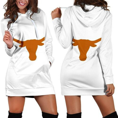 Texas Longhorns Hoodie Dress Sweater Dress Sweatshirt Dress 3d All Over Print For Women Hoodie