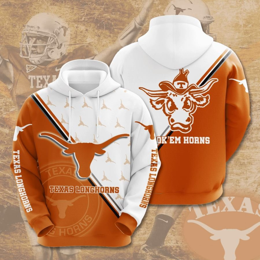 Texas Longhorns No1953 Custom Hoodie 3D