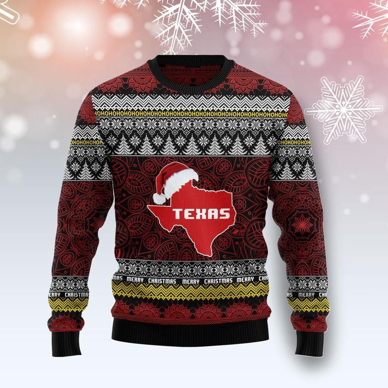Texas Mandala Ugly Christmas Sweater Ugly Sweater For Men Women