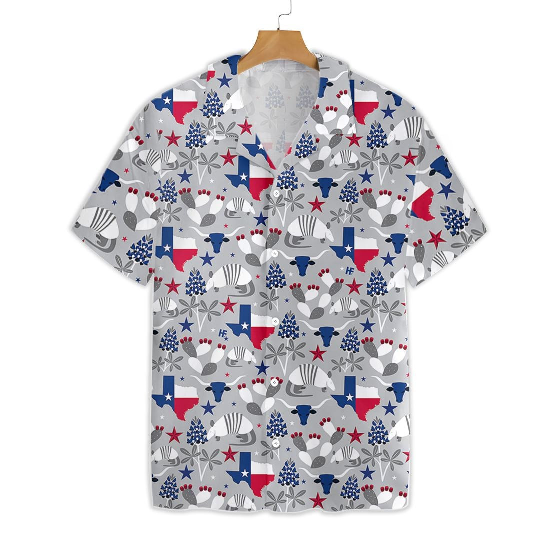 Texas Pattern Hawaiian Shirt