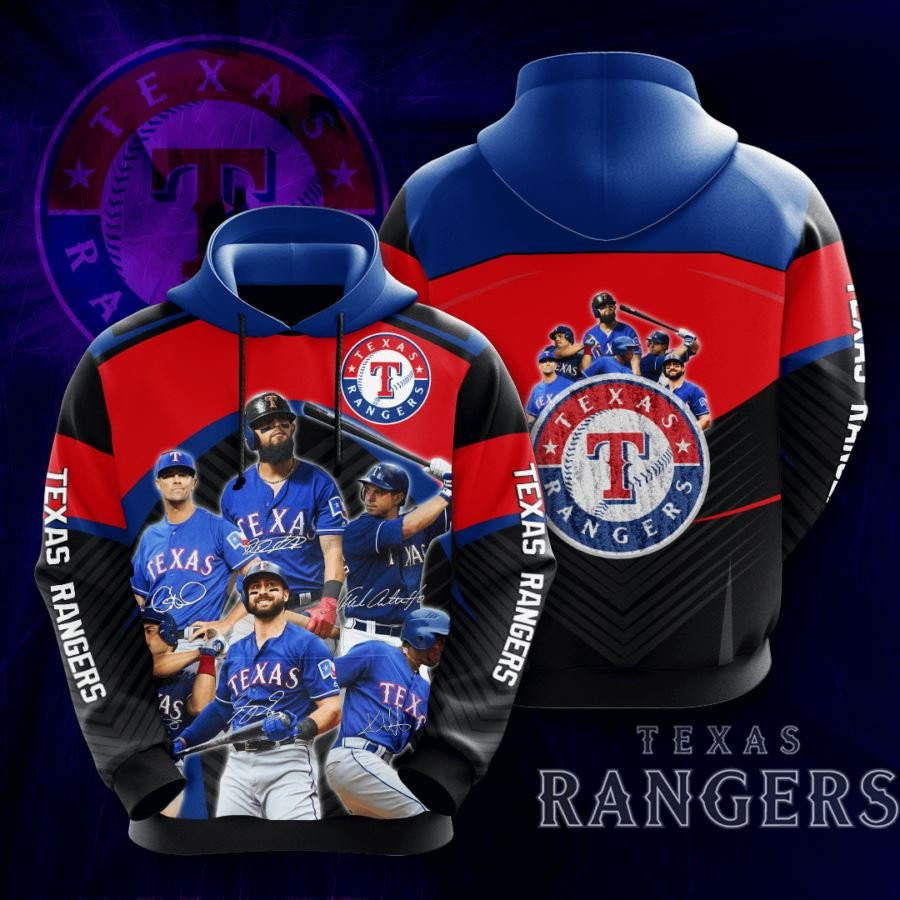 Texas Rangers No1957 Custom Hoodie 3D