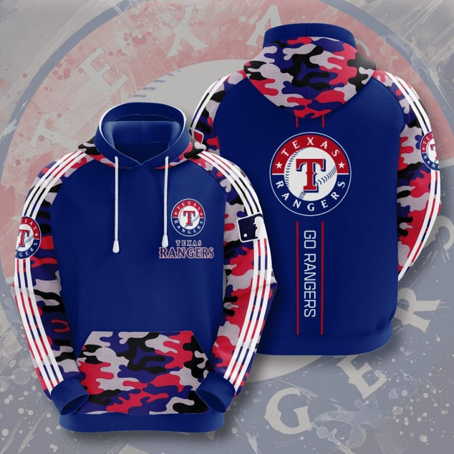 Texas Rangers No1961 Custom Hoodie 3D