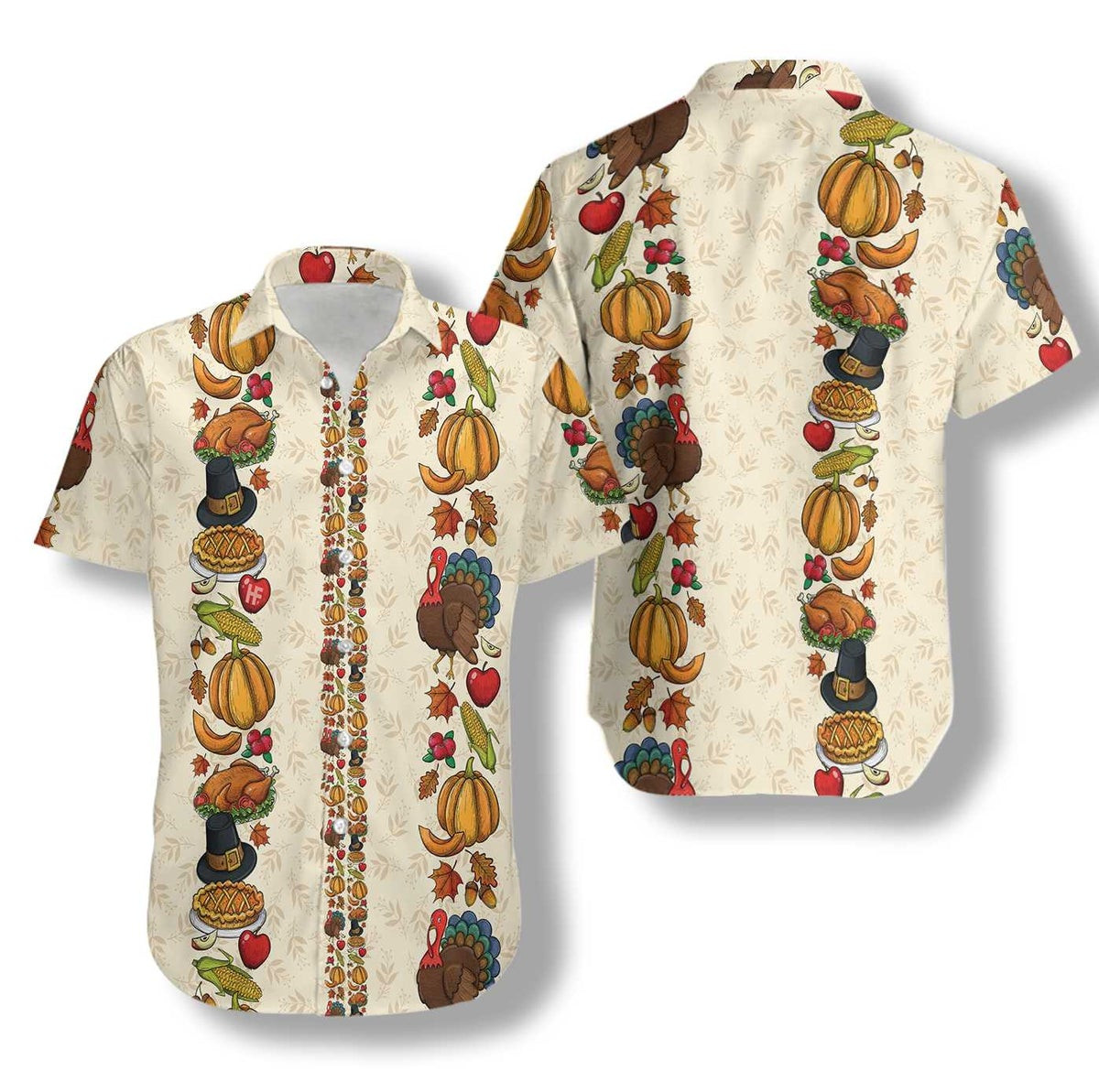 Thanksgiving Dinner Hawaiian Shirt