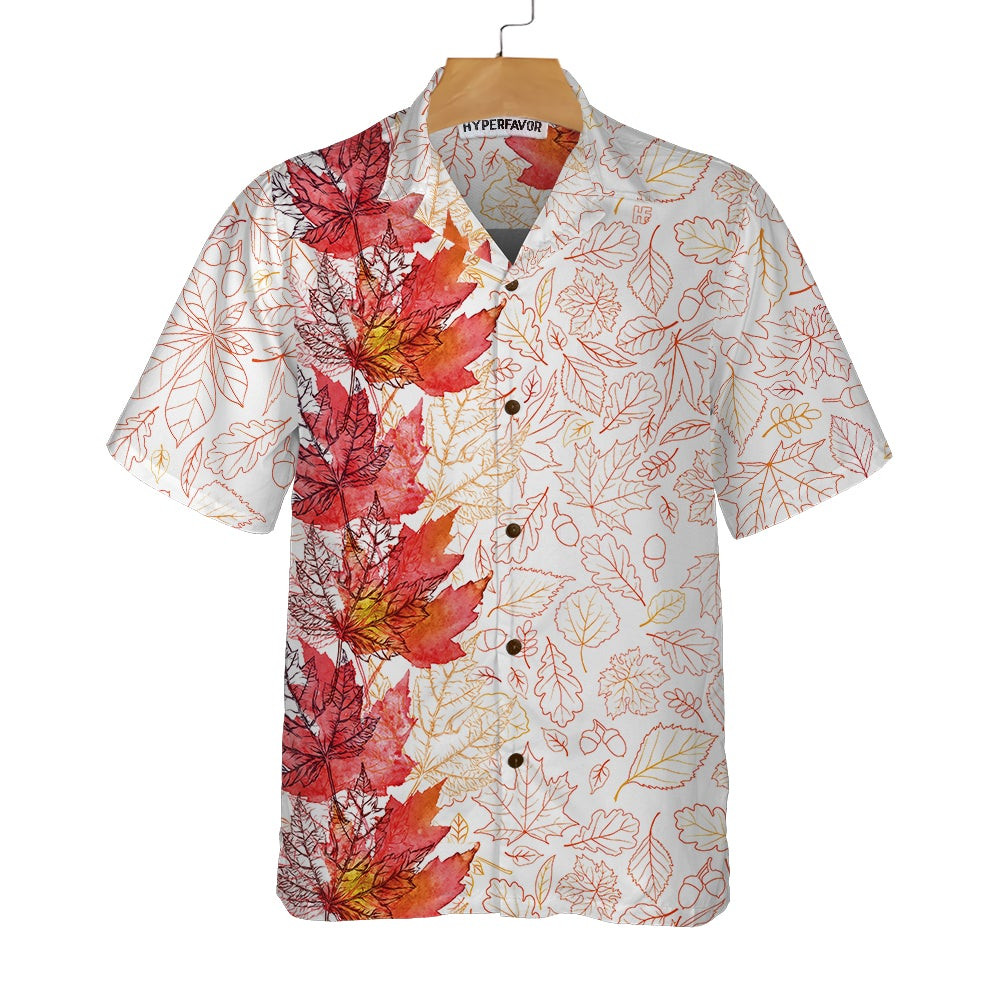 Thanksgiving Hello Autumn Hawaiian Shirt Fall Vibe Thanksgiving Shirt Best Gift For Thanksgiving Day