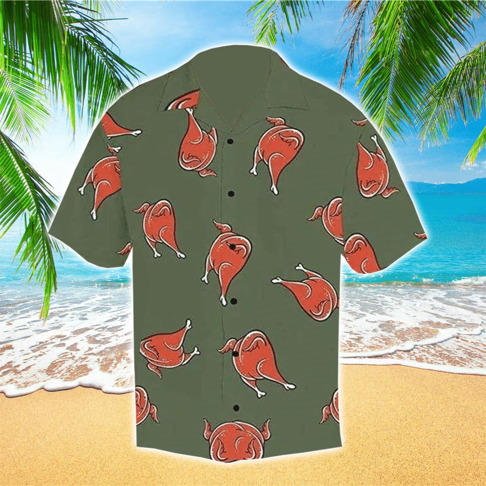 Thanksgiving Pattern Hawaiian Shirt for Men and Women