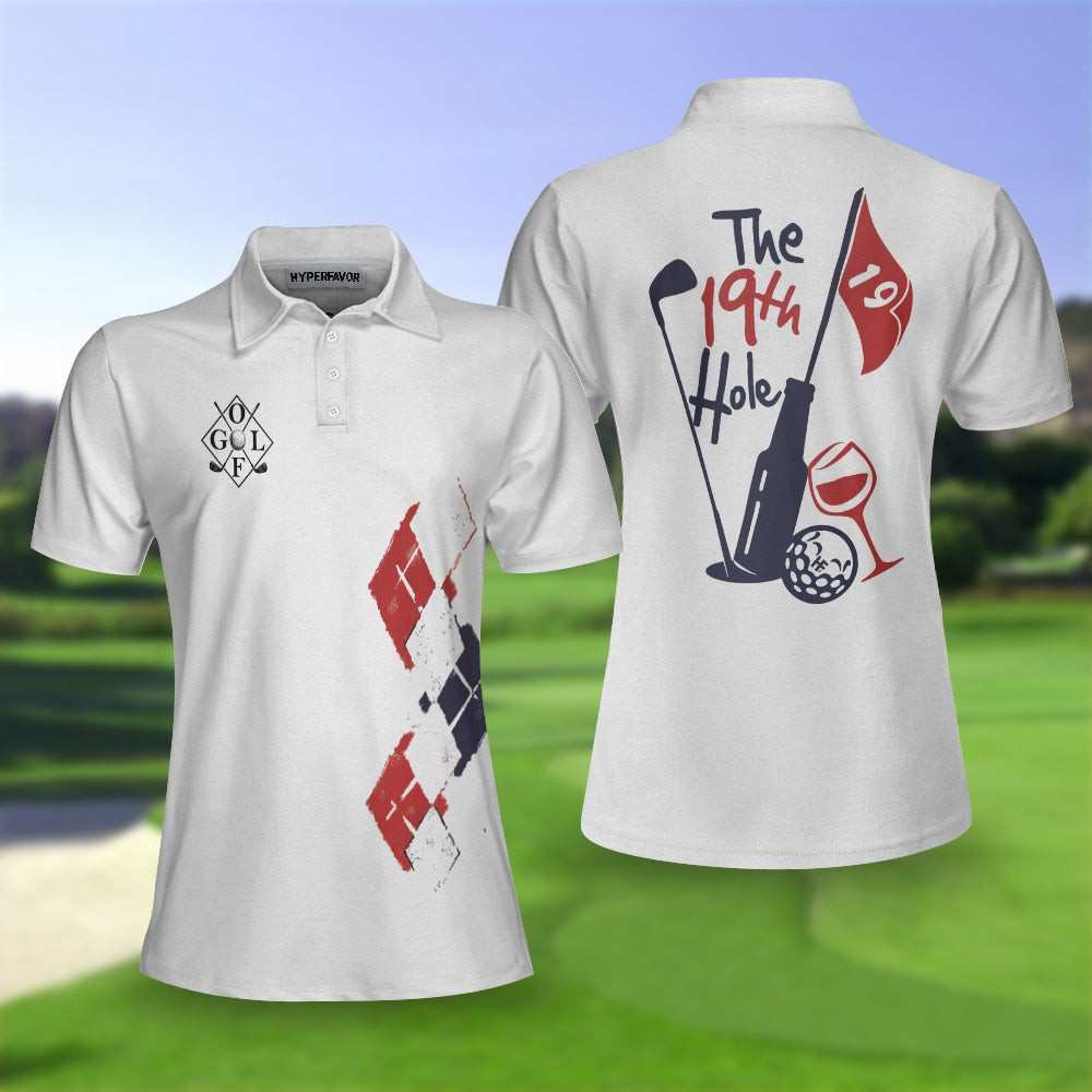 The 19th Hole Golf Short Sleeve Women Polo Shirt