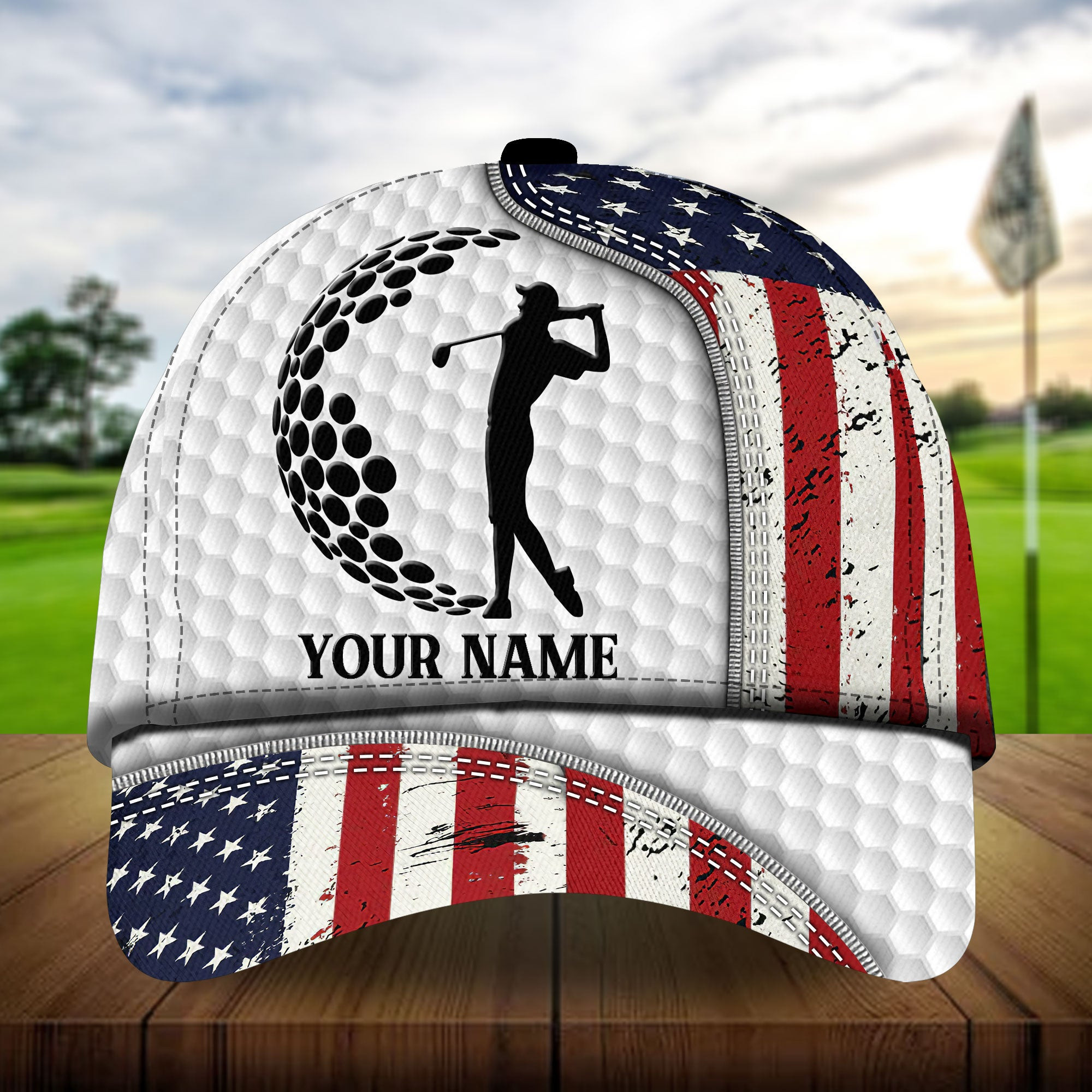 The Best American Golfer Golf Hats For Golf Lovers Multicolor Personalized Classic Cap