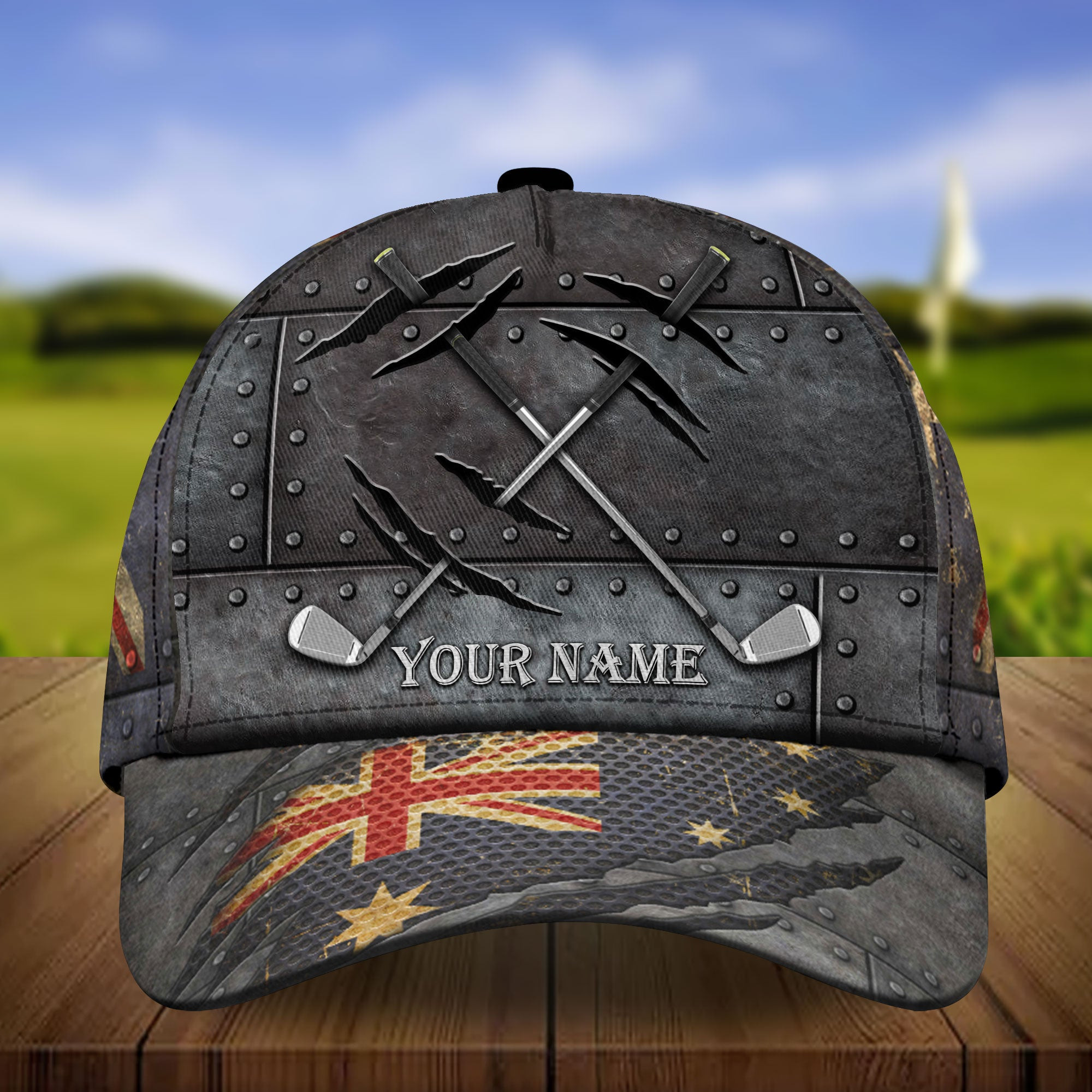 The Best Australia Golfer Hats Golf Clubs Cross Metal Cap Classic Cap