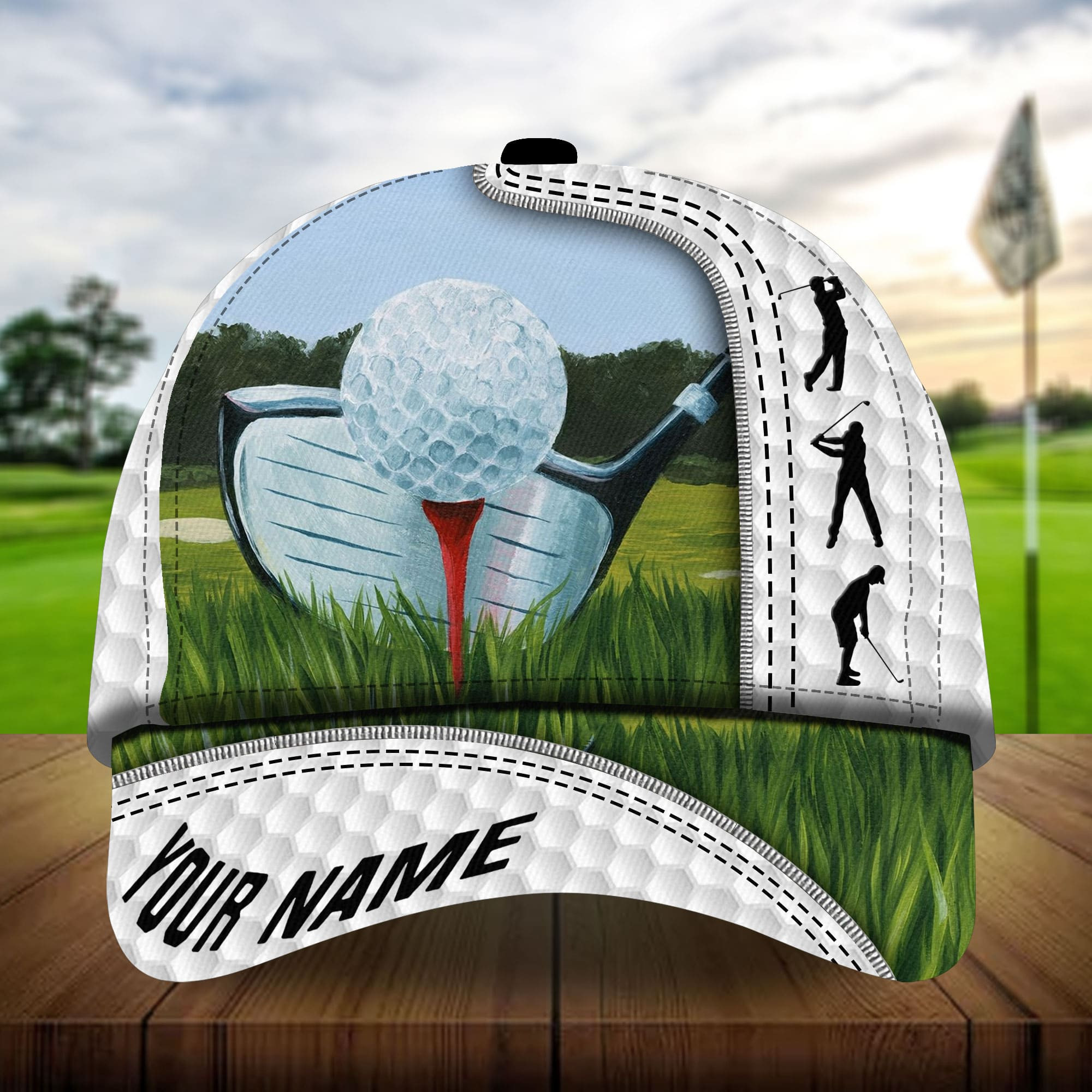 The Best Golf Club And Ball Golf Hats For Golf Lovers Multicolored Personalized Classic Cap