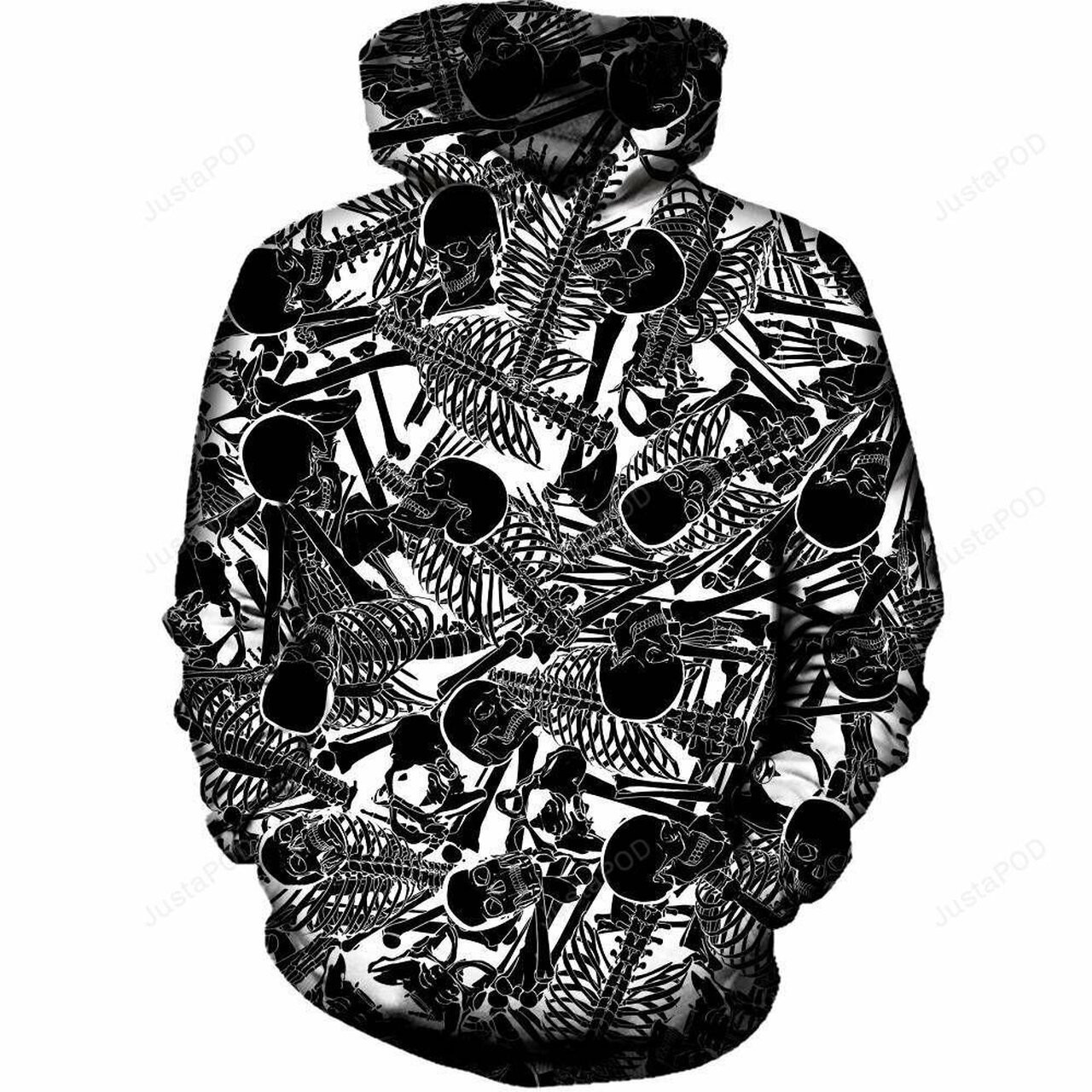 The Boneyard 3d All Over Printed Hoodie