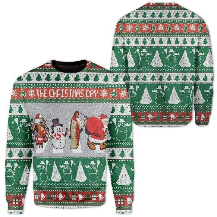 The Christmas Day Ugly Christmas Sweater Ugly Sweater For Men Women