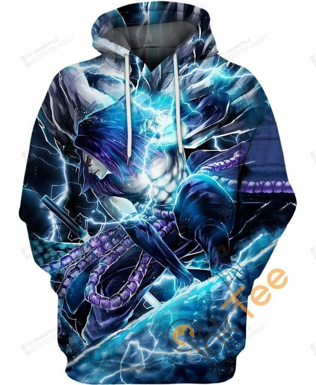 The Curse Mark Sasuke Uchiha 3d All Over Print Hoodie