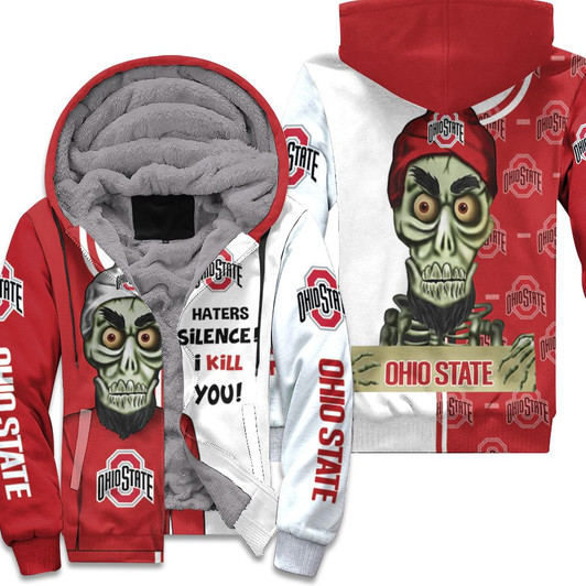 The Dead Terrorist Ohio State Buckeyes Haters Silence 3D Fleece Hoodie