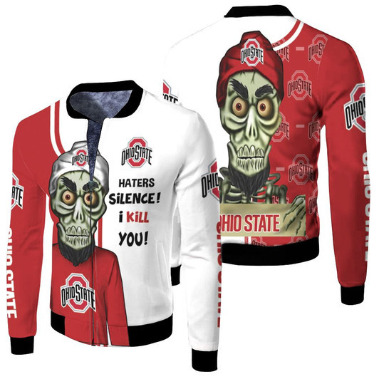 The Dead Terrorist Ohio State Buckeyes Haters Silence Fleece Bomber Jacket