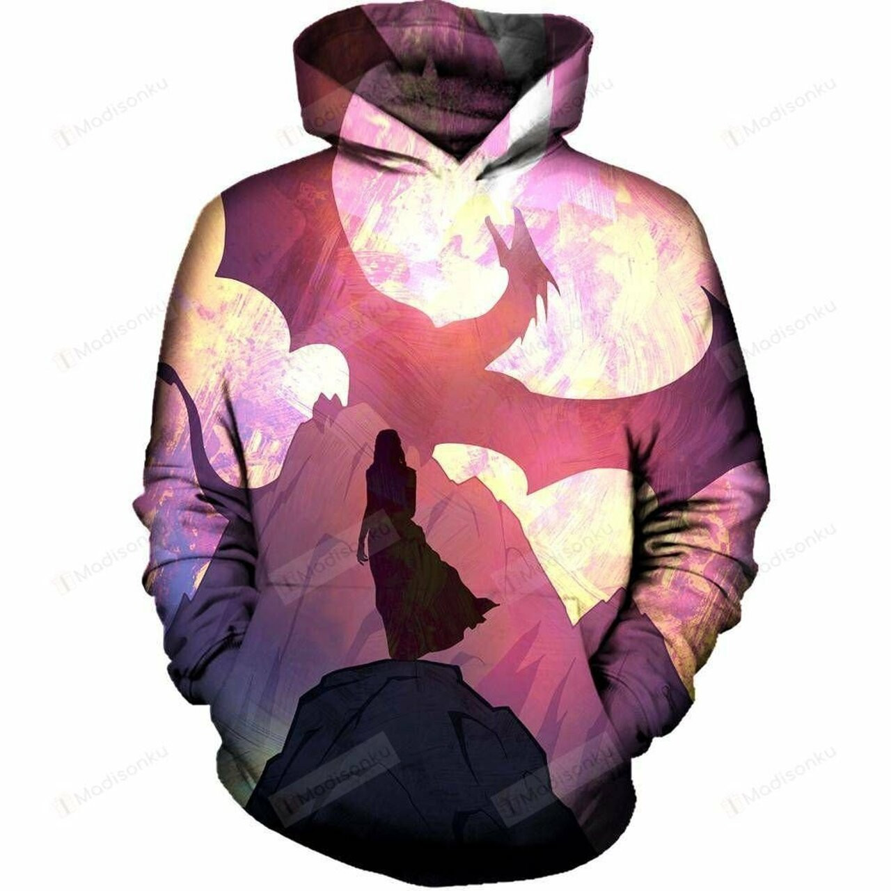 The Dragon 3d All Over Printed Hoodie