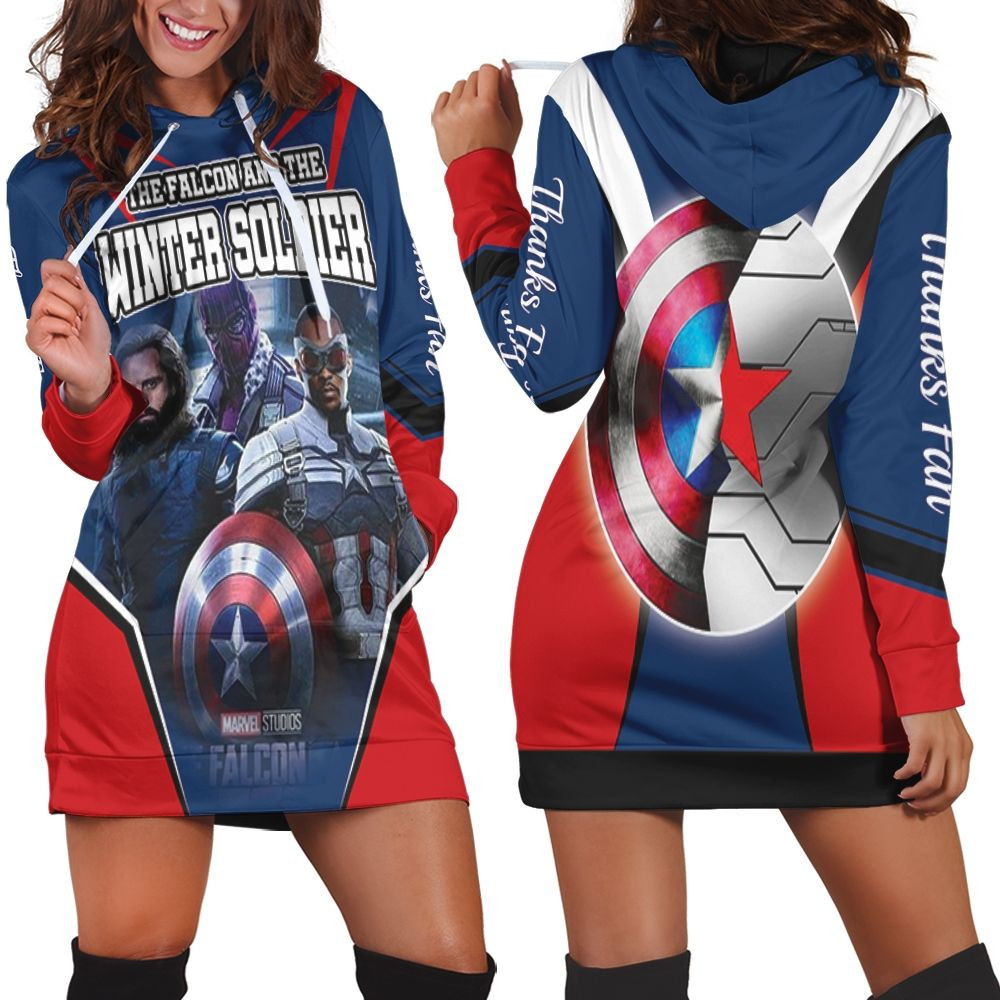 The Falcon And The Winter Soldier How To Save The World Hoodie Dress Sweater Dress Sweatshirt Dress