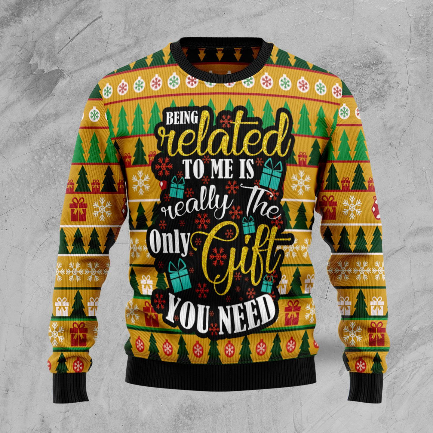 The Only Gift You Need Ugly Christmas Sweater Ugly Sweater For Men Women