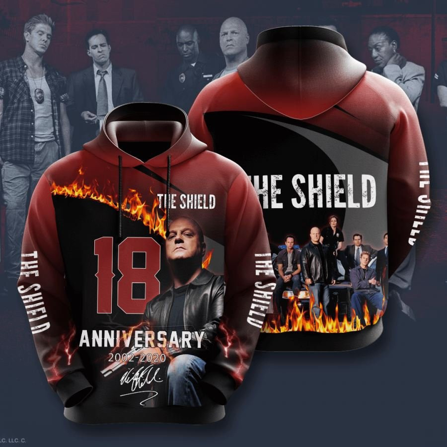 The Shield No2001 Custom Hoodie 3D