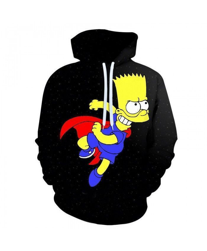 The Simpsons Pullover And Zip Pered Hoodies Custom 3D The Simpsons Graphic Printed 3D Hoodie All Over Print Hoodie For Men For Women