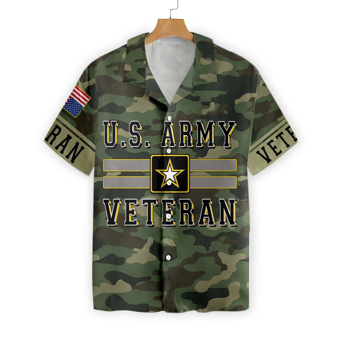 The US Army Veteran Hawaiian Shirt