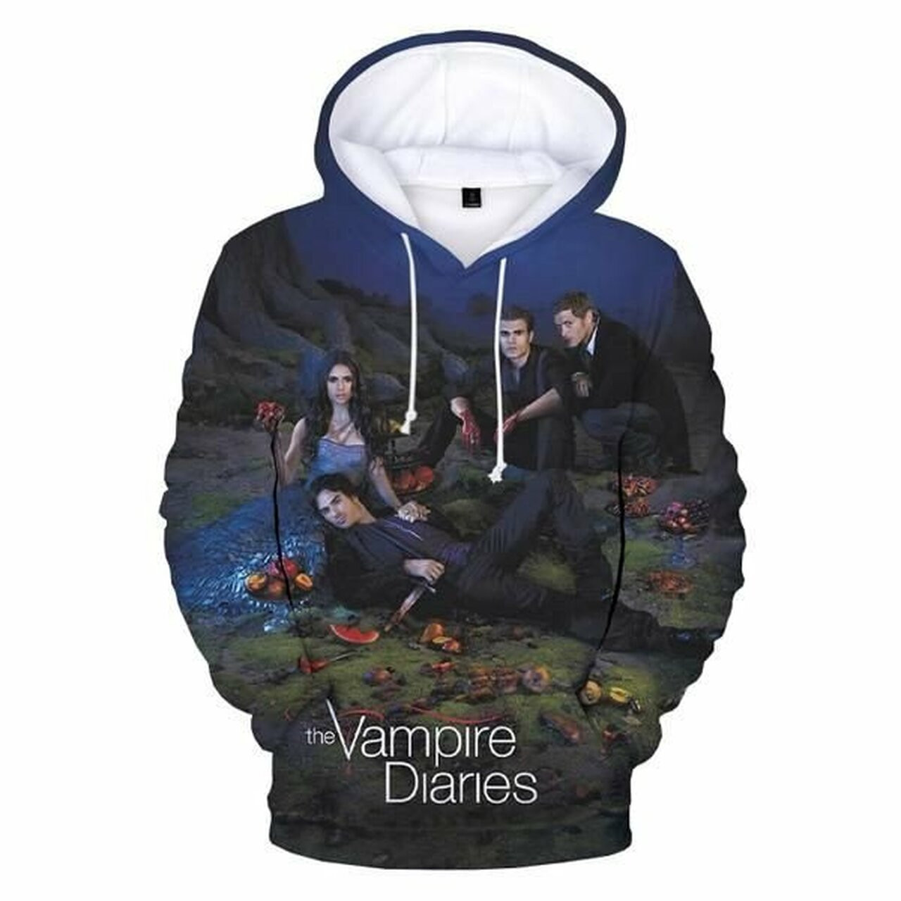 The Vampire Diaries 3d All Over Print Hoodie