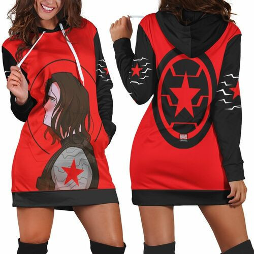 The Winter Soldier The Sadness Of Killer Hoodie Dress Sweater Dress Sweatshirt Dress