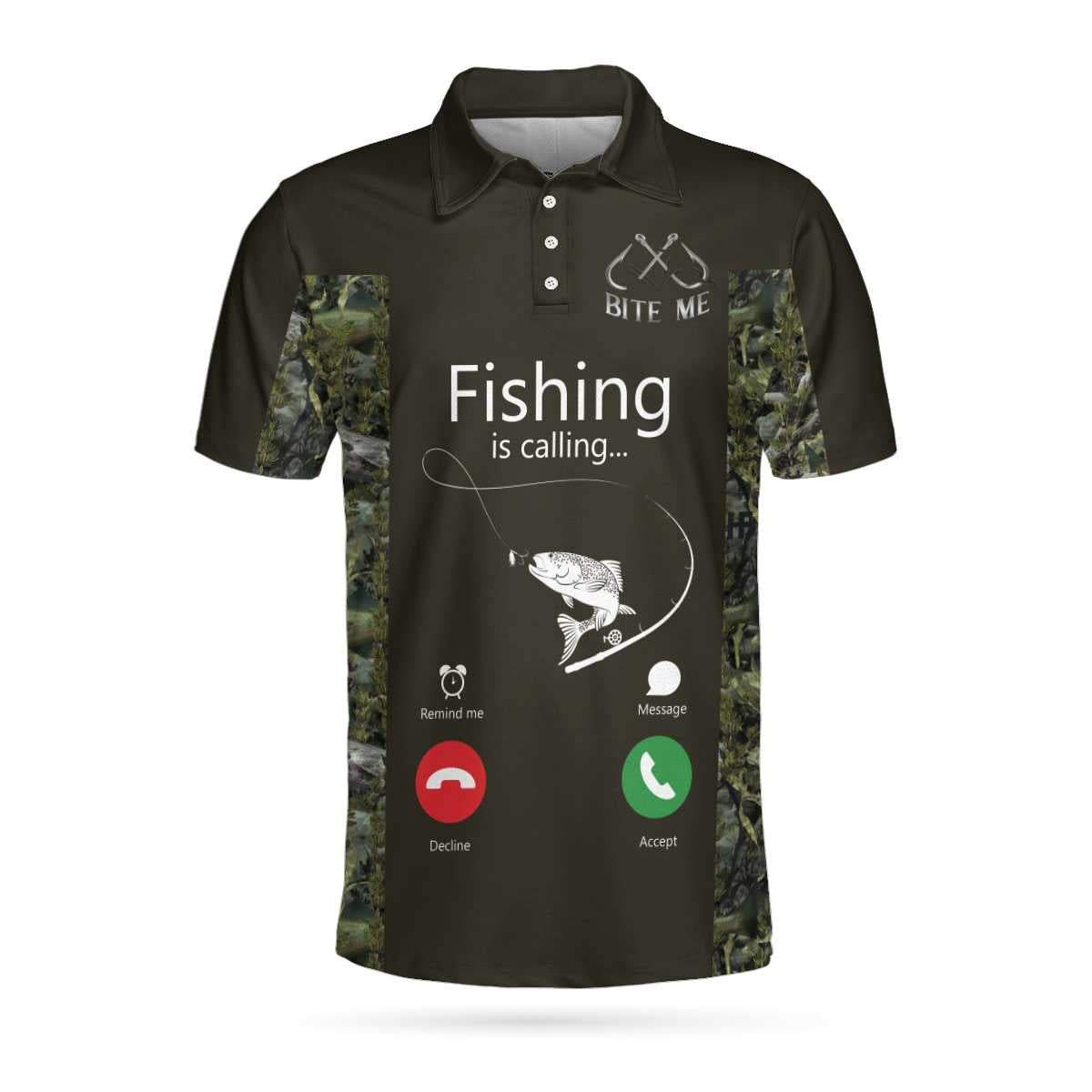 The Worst Day Fishing Is Better Than The Best Day Working Fishing Is Calling Polo Shirt Best Fishing Shirt For Men