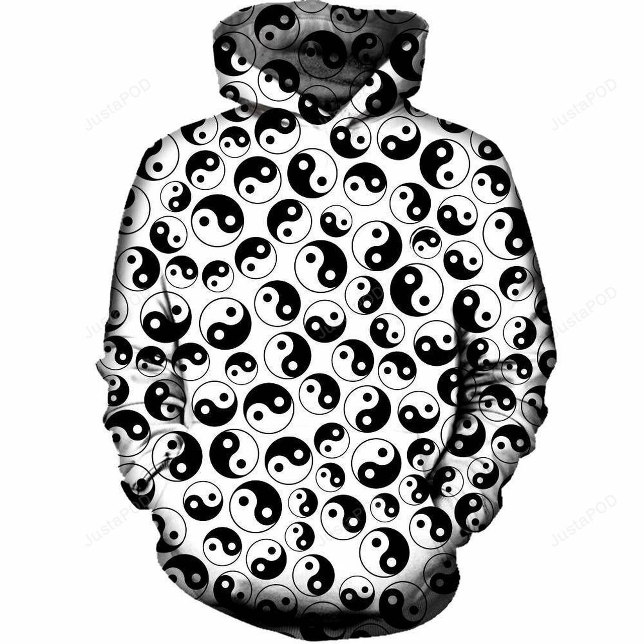 The Yin And The Yang 3d All Over Printed Hoodie