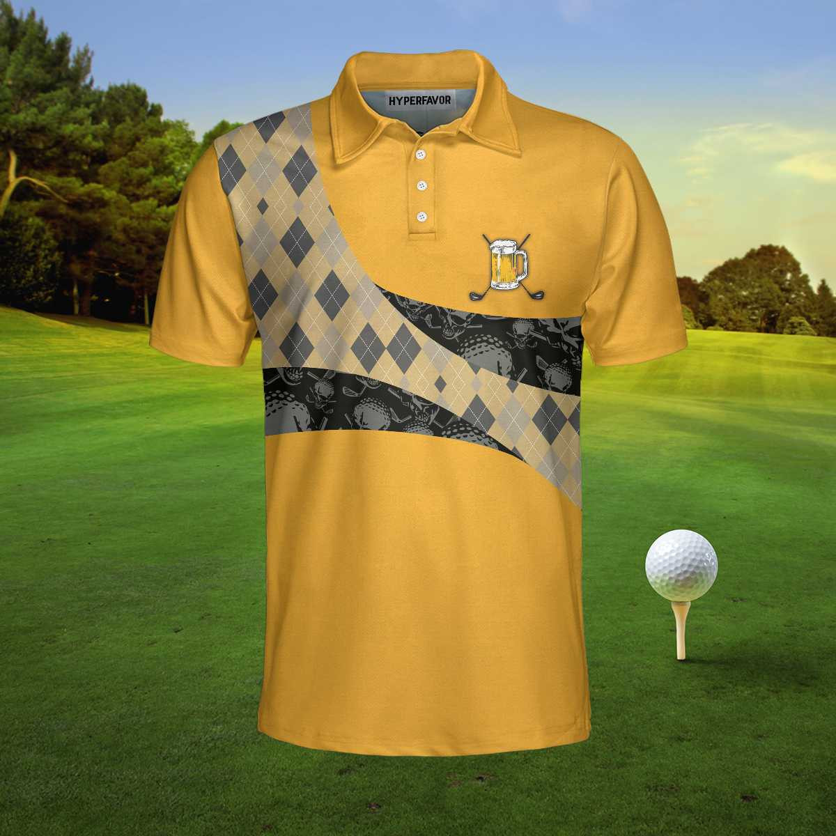 There Is Nothing A Beer And Golf Cant Fix Polo Shirt