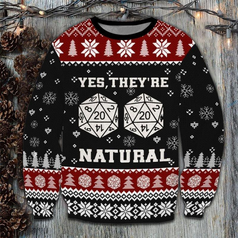 They Are Natural Ugly Christmas Sweater Ugly Sweater For Men Women