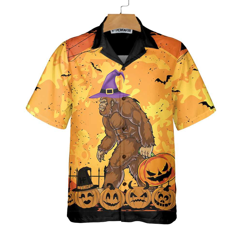 This Is My Human Costume Halloween Hawaiian Shirt Bigfoot Halloween Shirt Funny Shirt For Halloween