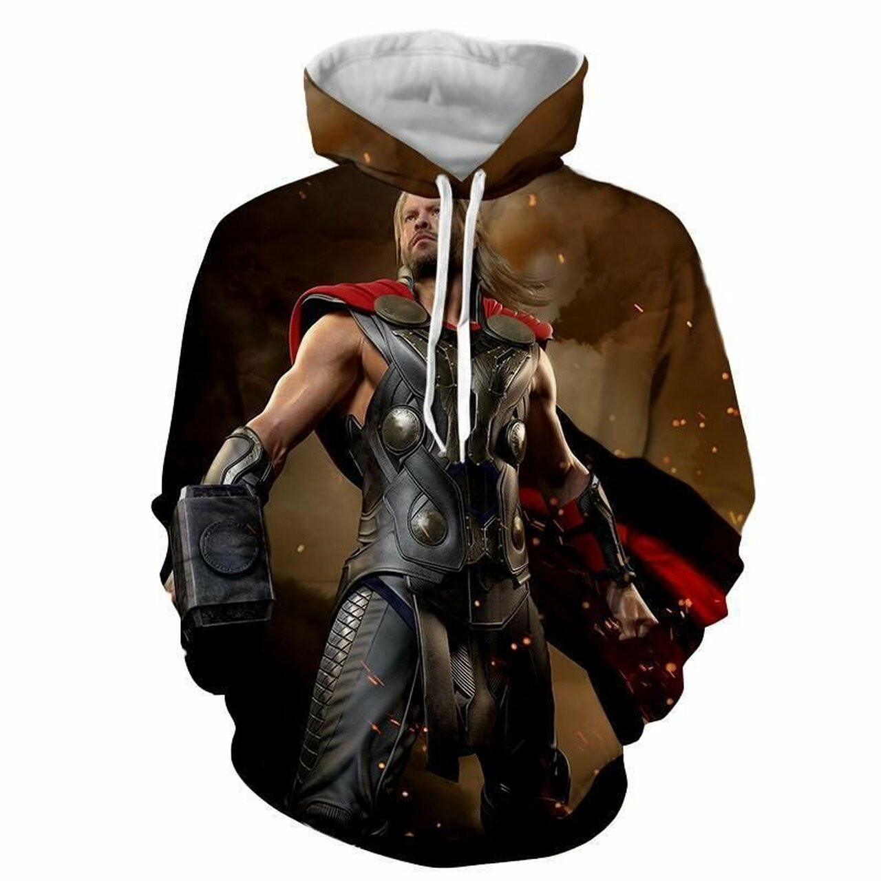 Thor 3d All Over Print Hoodie