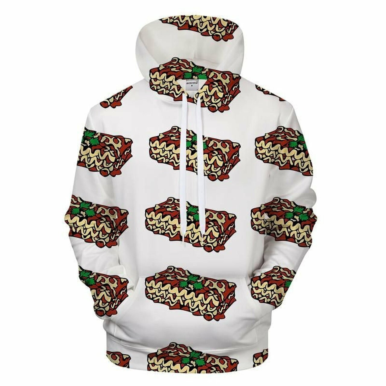 Three Layer Lasagna 3d All Over Print Hoodie