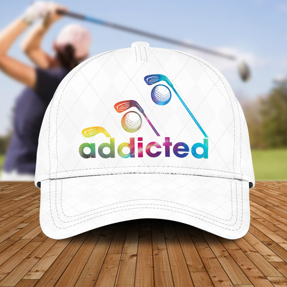 Tie-dye Addicted Pattern Golfer Gift Caps