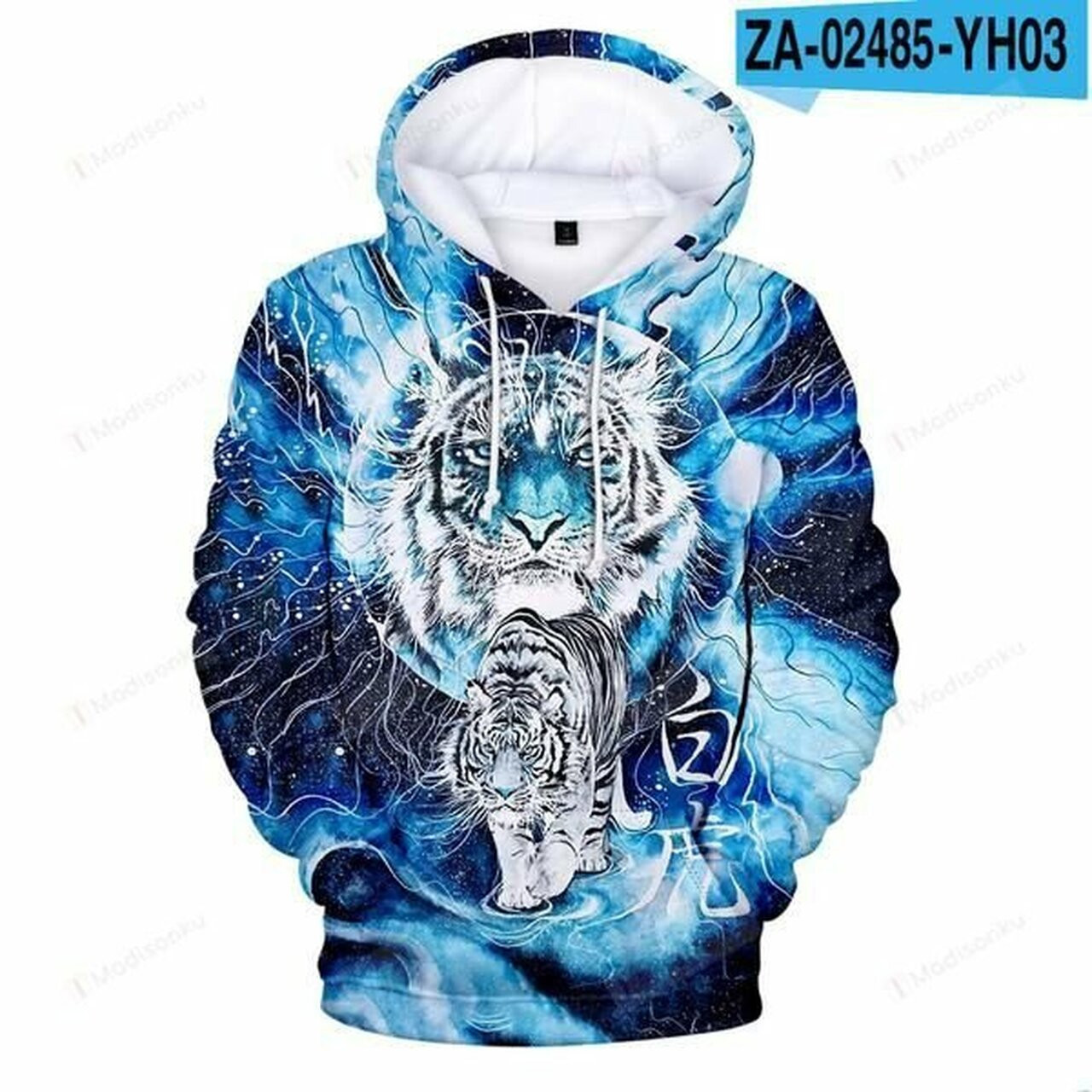 Tiger 3d All Over Print Hoodie