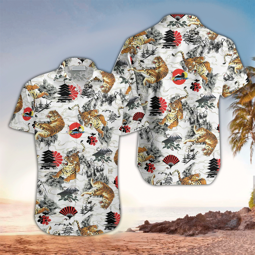 Tiger Aloha Shirt Hawaiian Shirt For Tiger Lovers Shirt for Men and Women