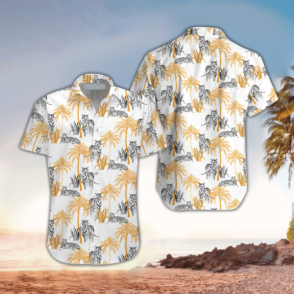 Tiger Hawaiian Shirt Mens Hawaiian Shirt For Tiger Lover Shirt for Men and Women