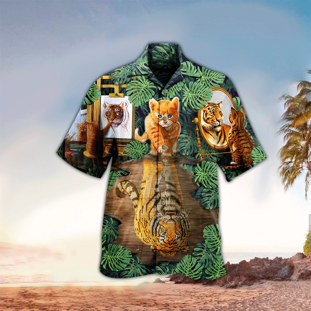 Tiger Hawaiian Shirt Mens Hawaiian Shirt For Tiger Lover Shirt for Men and Women