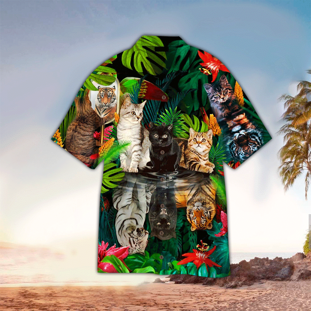 Tiger Hawaiian Shirt Perfect Tiger Clothing Shirt for Men and Women