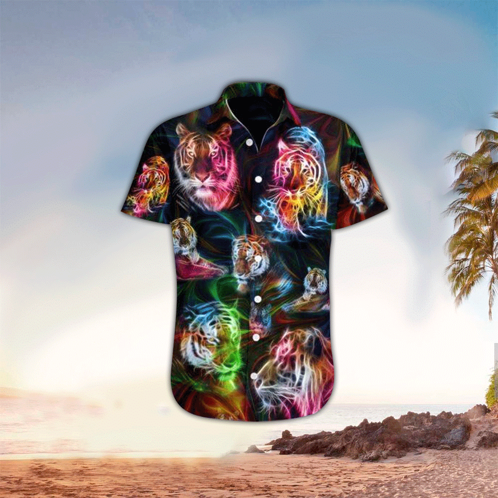 Tiger Hawaiian Shirt Perfect TigerTerrier Clothing Summer Aloha Shirt