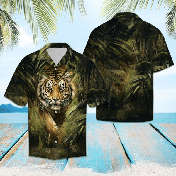 Tiger Hawaiian Shirt Summer Aloha Shirt