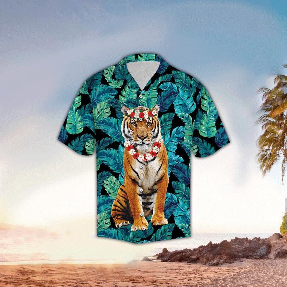 Tiger Shirt Tiger Clothing For Tiger Lovers Summer Aloha Shirt