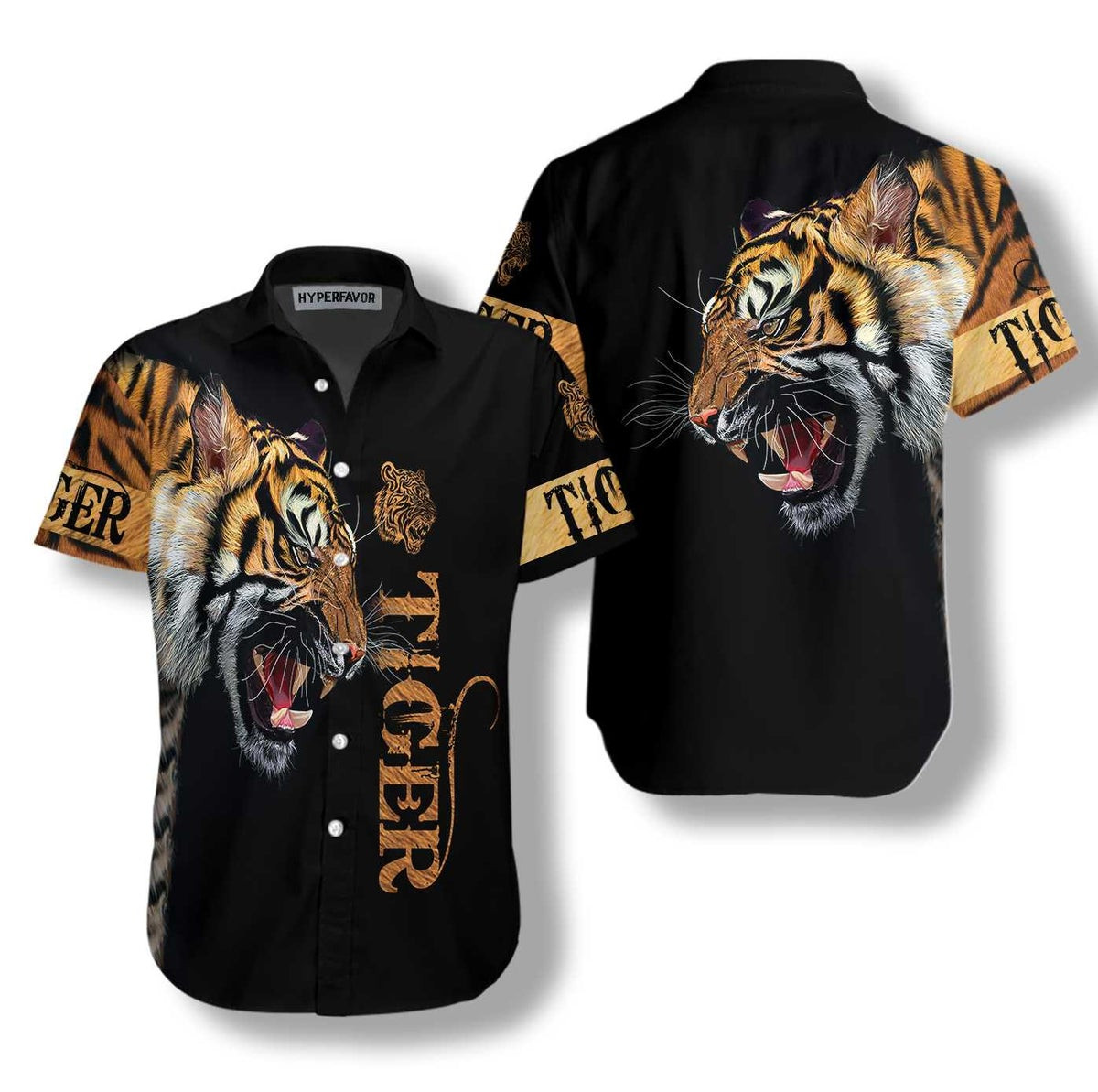 Tiger Skin Shirt For Men Hawaiian Shirt