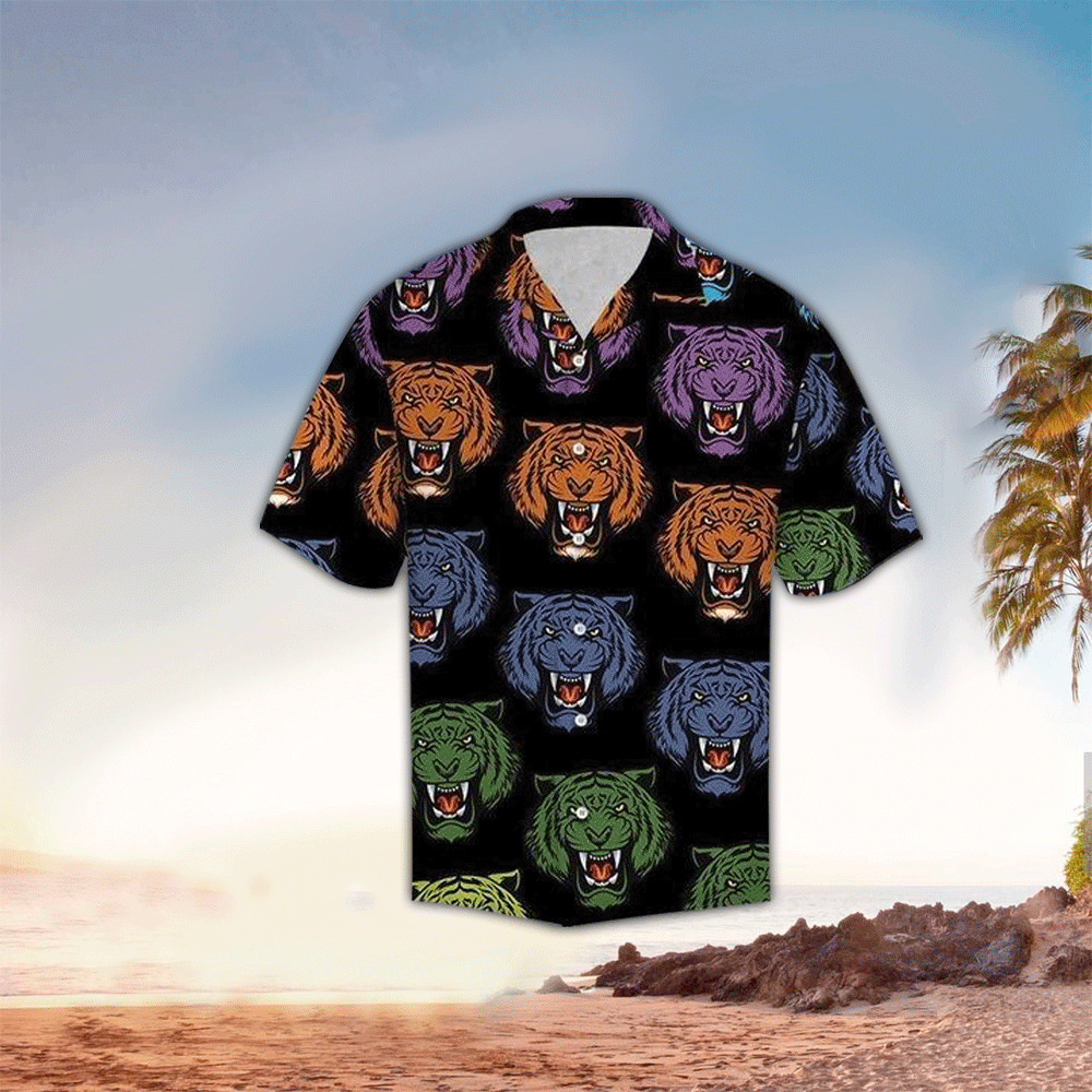 Tiger Terrier Shirt Tiger Clothing For Tiger Lovers Summer Aloha Shirt