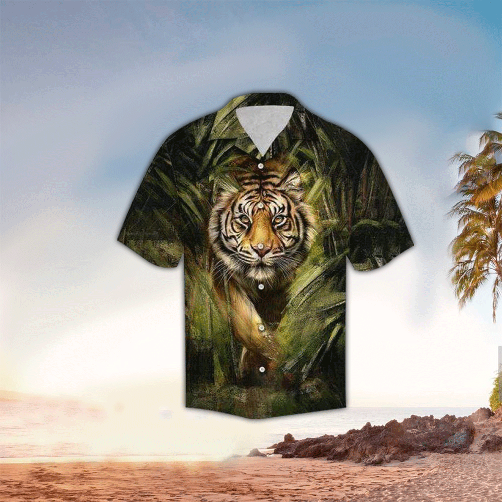 Tiger Terrier Shirt Tiger Clothing For Tiger Lovers Summer Aloha Shirt