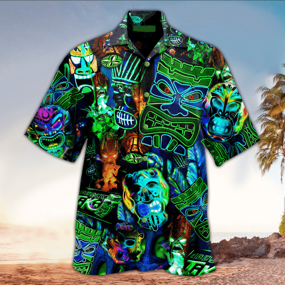 Tiki Aloha Shirt Hawaiian Shirt For Tiki Lovers Shirt For Men and Women